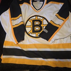 CCM Bruins Black and Gold Hockey Jersey